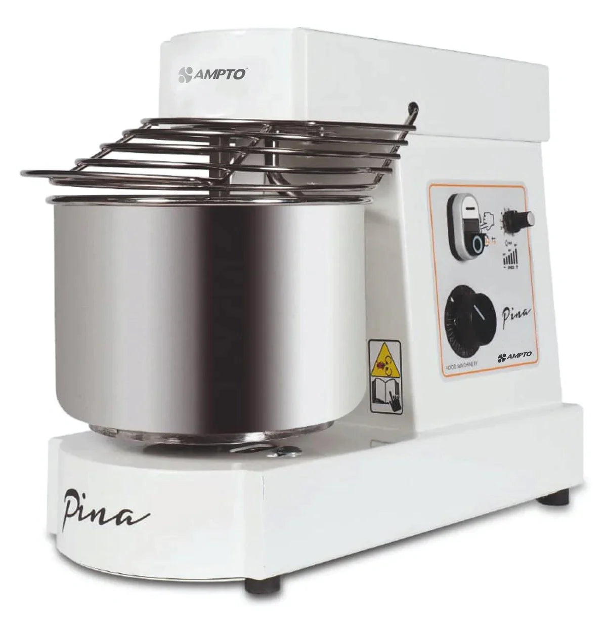 AMPTO Spiral Mixer countertop variable speed 7 qt - PINA10