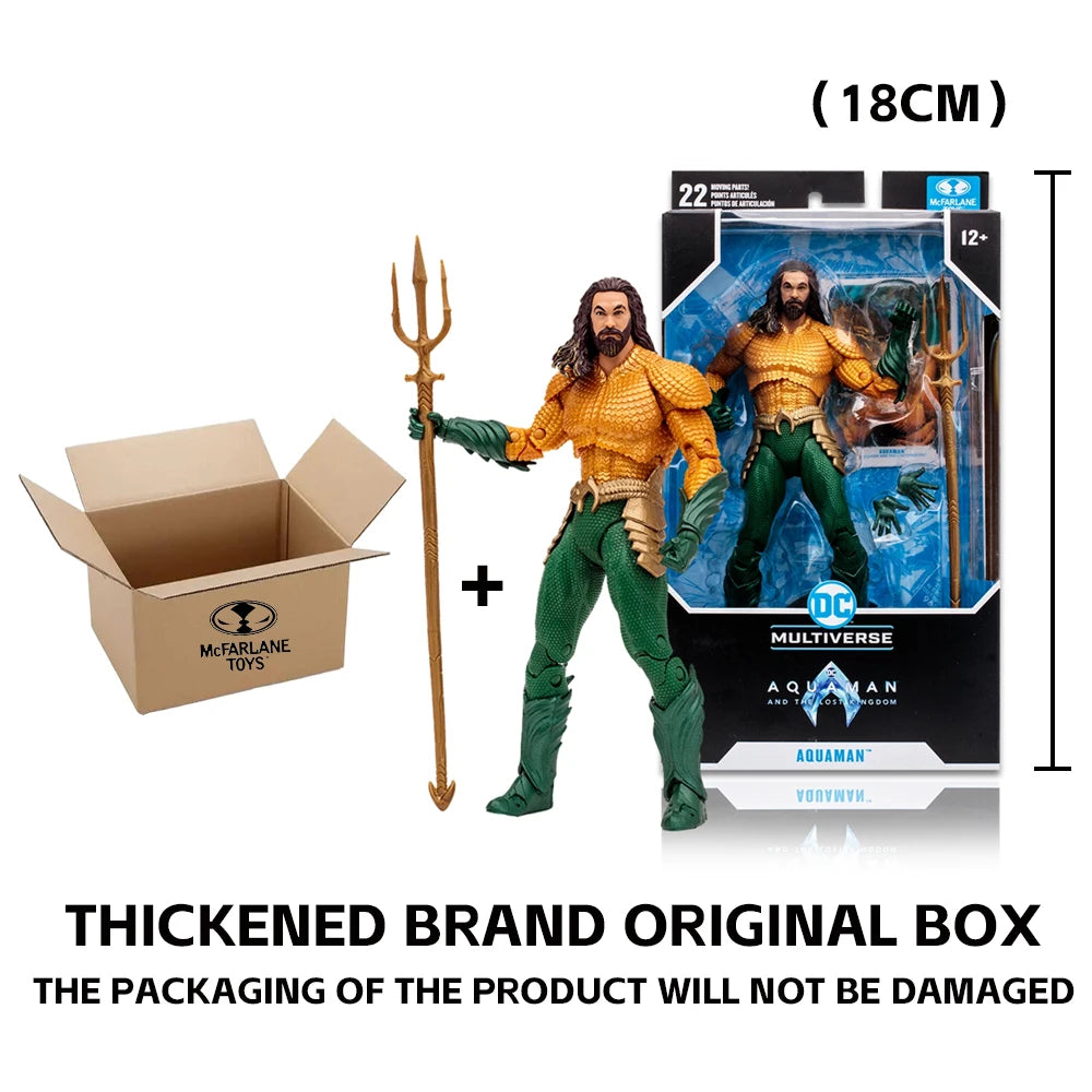 Action Figure Toy Of Aquaman 2 From The Latest Movie in 18cm, King of the Sea Statue Series