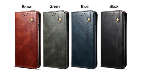 Case Luxury PU Leather Shockproof Flip Cover For Samsung Galaxy S21 Series