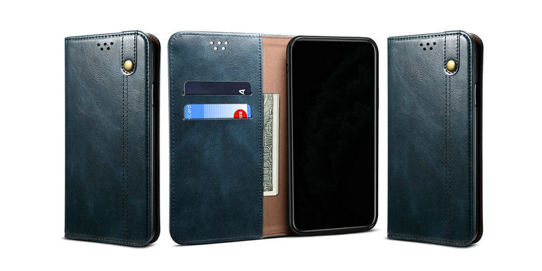 Case Luxury PU Leather Shockproof Flip Cover For Samsung Galaxy S21 Series