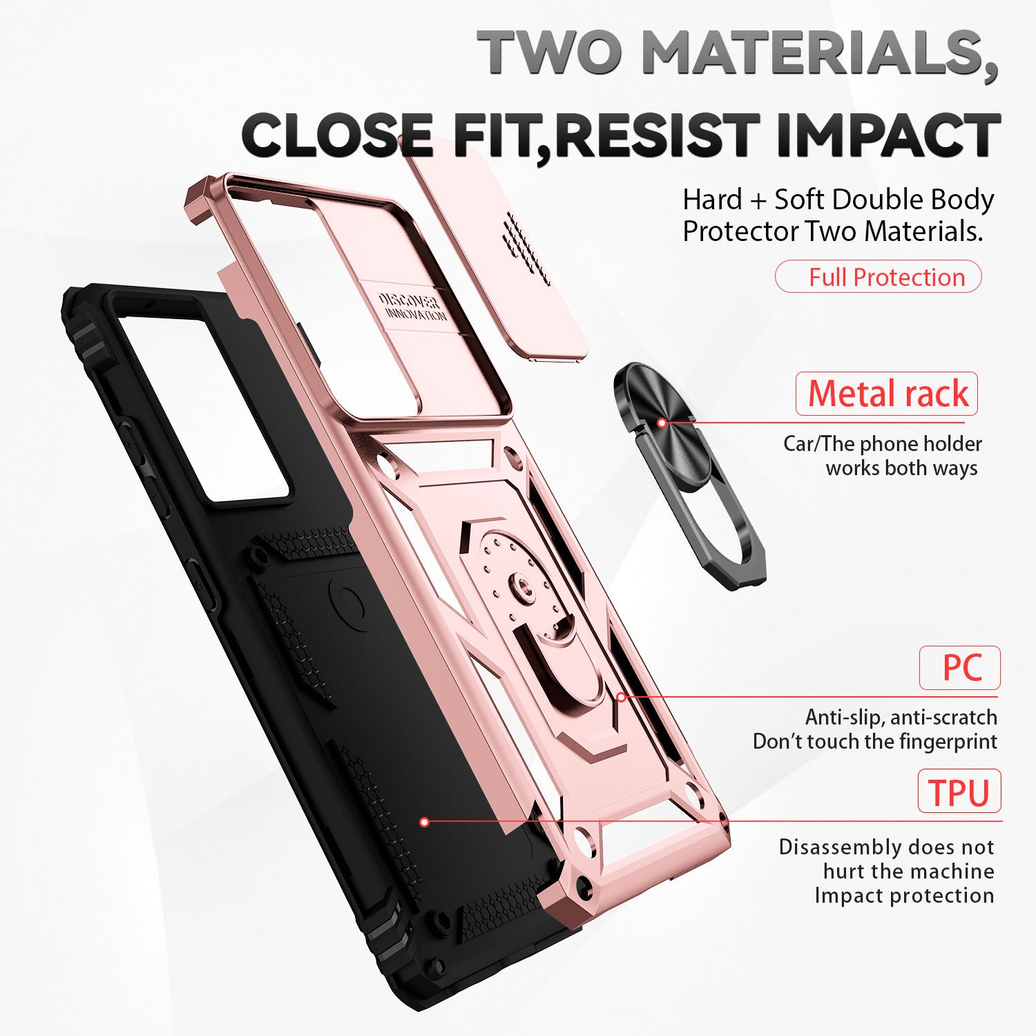 Shockproof Kickstand Armor Case for Samsung Galaxy S22 Series