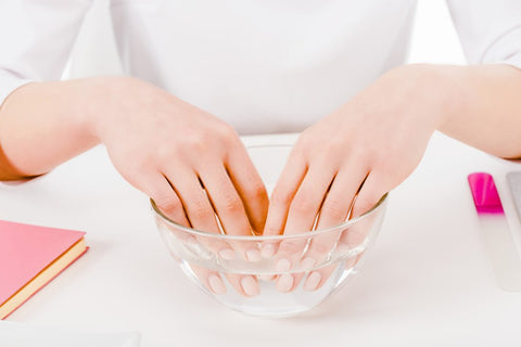 Soak nails in warm water