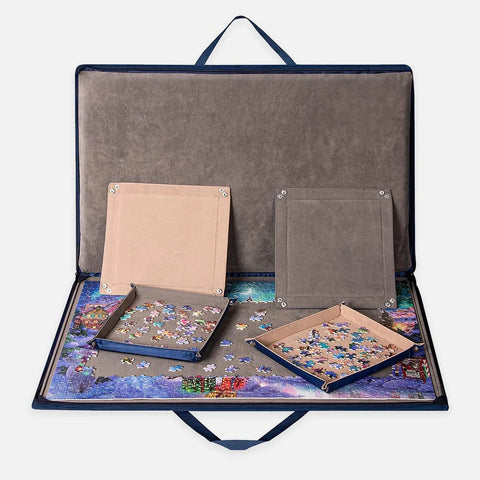 Folding Puzzle Board With Sorting Trays