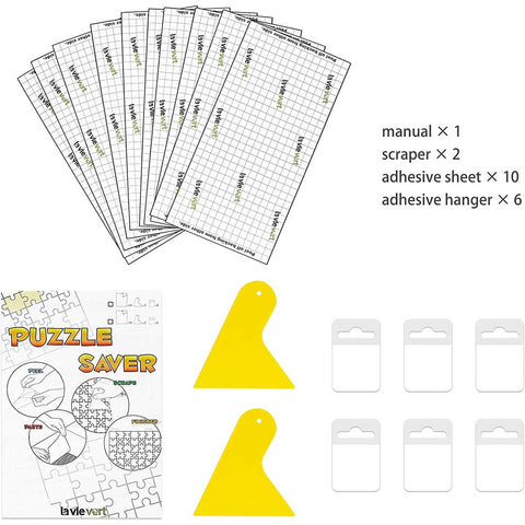 Puzzle Presto! Peel and Stick Puzzle Saver No Glue No Mess! Preserve Your  Finished Puzzle