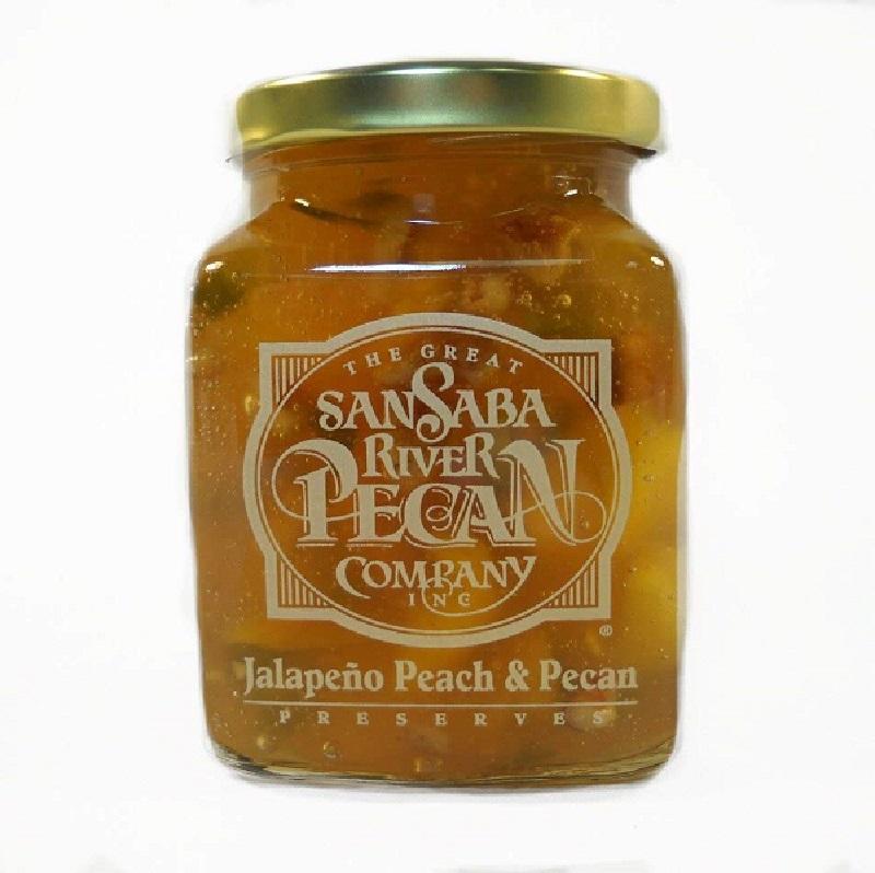 San Saba Jalapeno Peach Pecan Preserves - 8oz