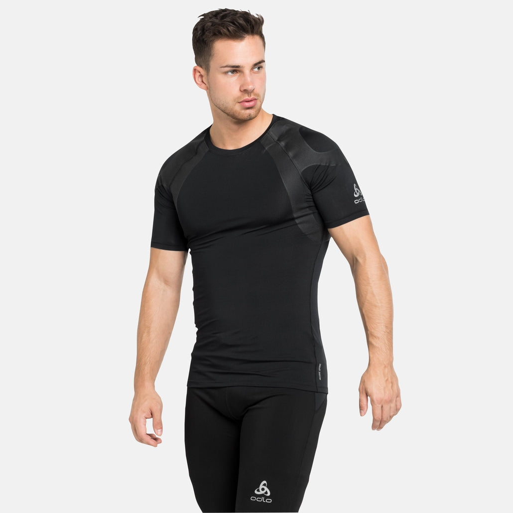  Odlo Herren ACTIVE SPINE 2.0 Lauf-T-Shirt 