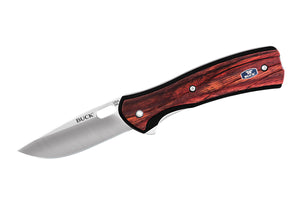  Buck Vantage Avid großes Messer – DymaLux rotes Holz 