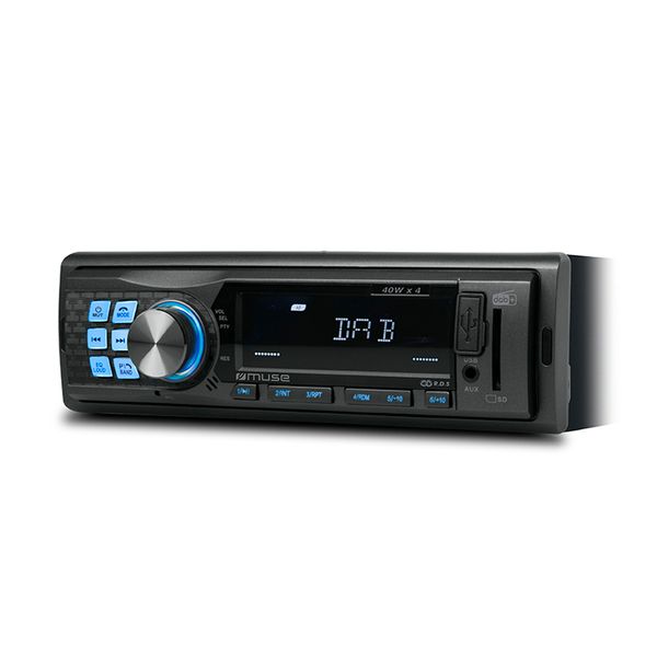  Muse-Autoradio mit DAB+/UKW, Bluetooth, USB, SD und DAB-Antenne 