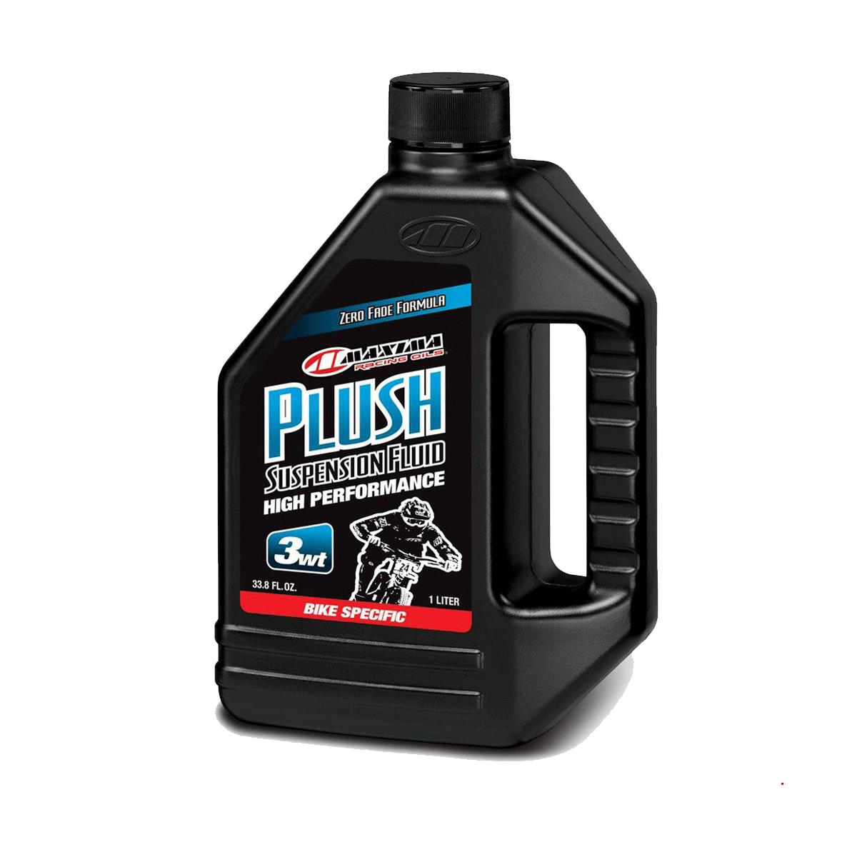  MAXIMA SUSPENSION OIL PLUSH, 3WT 1-LITER-FLASCHE – HINTERER STOSSDÄMPFER/LADEDÄMPFER 