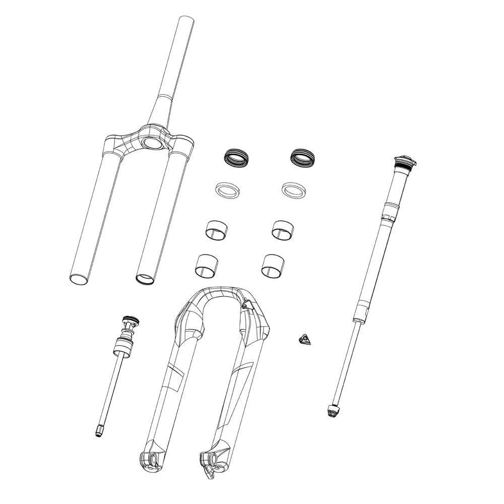  ROCKSHOX ERSATZTEIL – VORDERRADAUFHÄNGUNG SERVICE-STAUBDICHTUNG/SCHAUMSTOFFRING, GRAU 32-MM-DICHTUNG, 10-MM-SCHAUMSTOFFRING – REVELATION/ARGYLE/SEKTOR/TORA/RECON/XC32 