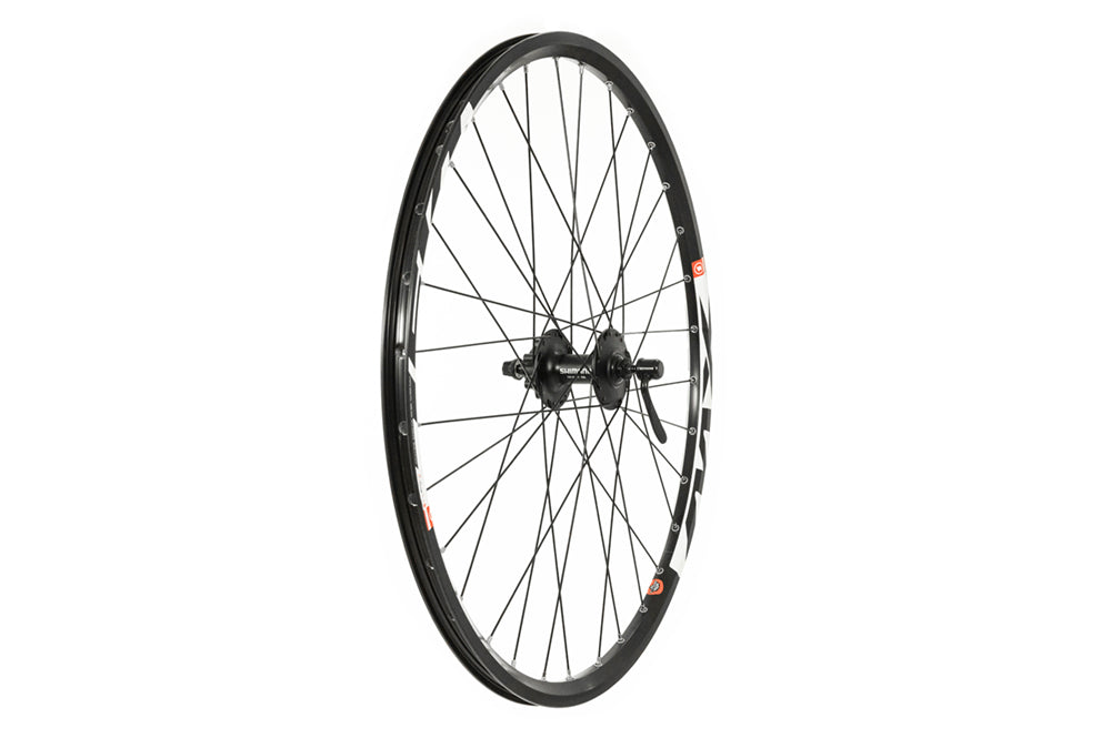  Tru-Build-Räder 26-Zoll-Disc-Vorderrad, Shimano-Nabe, Mach1-Disc-Felge (QR) 