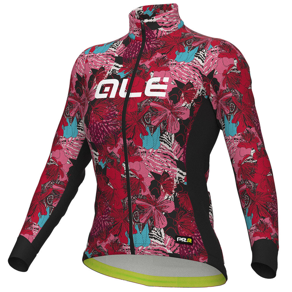  Ale Amazzonia PR-R Wmn LS Trikot Schwarz/Rosa M 