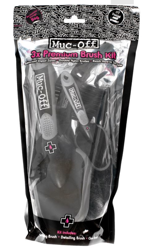  Muc-Off 3x Premium-Pinsel 