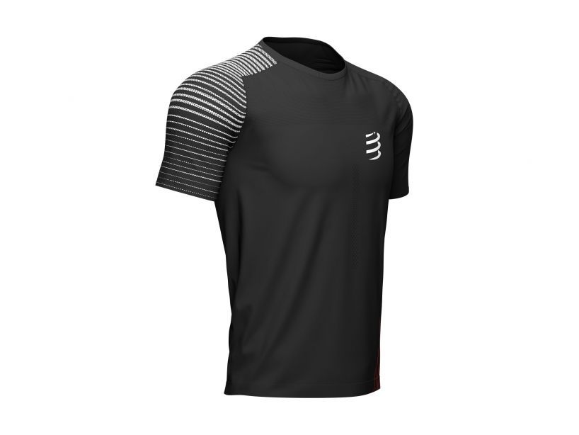  Compressport HERREN Performance SS T-Shirt – SCHWARZ 