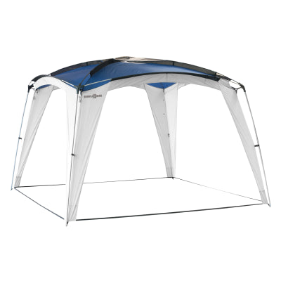  Brunner Medusa II Outdoor-Pavillon, Blau, 3 m x 3 m x 2,3 m 