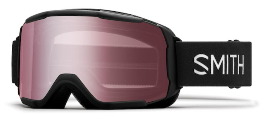  Smith Daredevil Junior-Brille, glänzend schwarz, mit Ignitor-Linse und Antibeschlag 