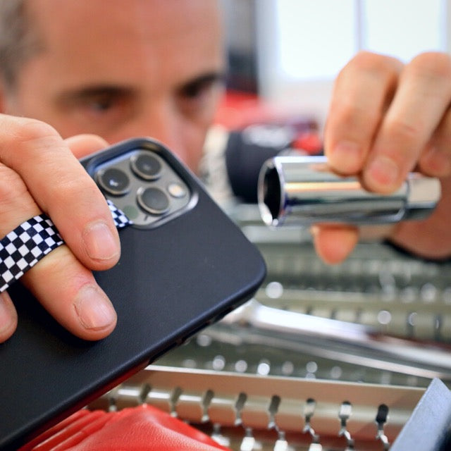 Checkered Flag Phone Strap