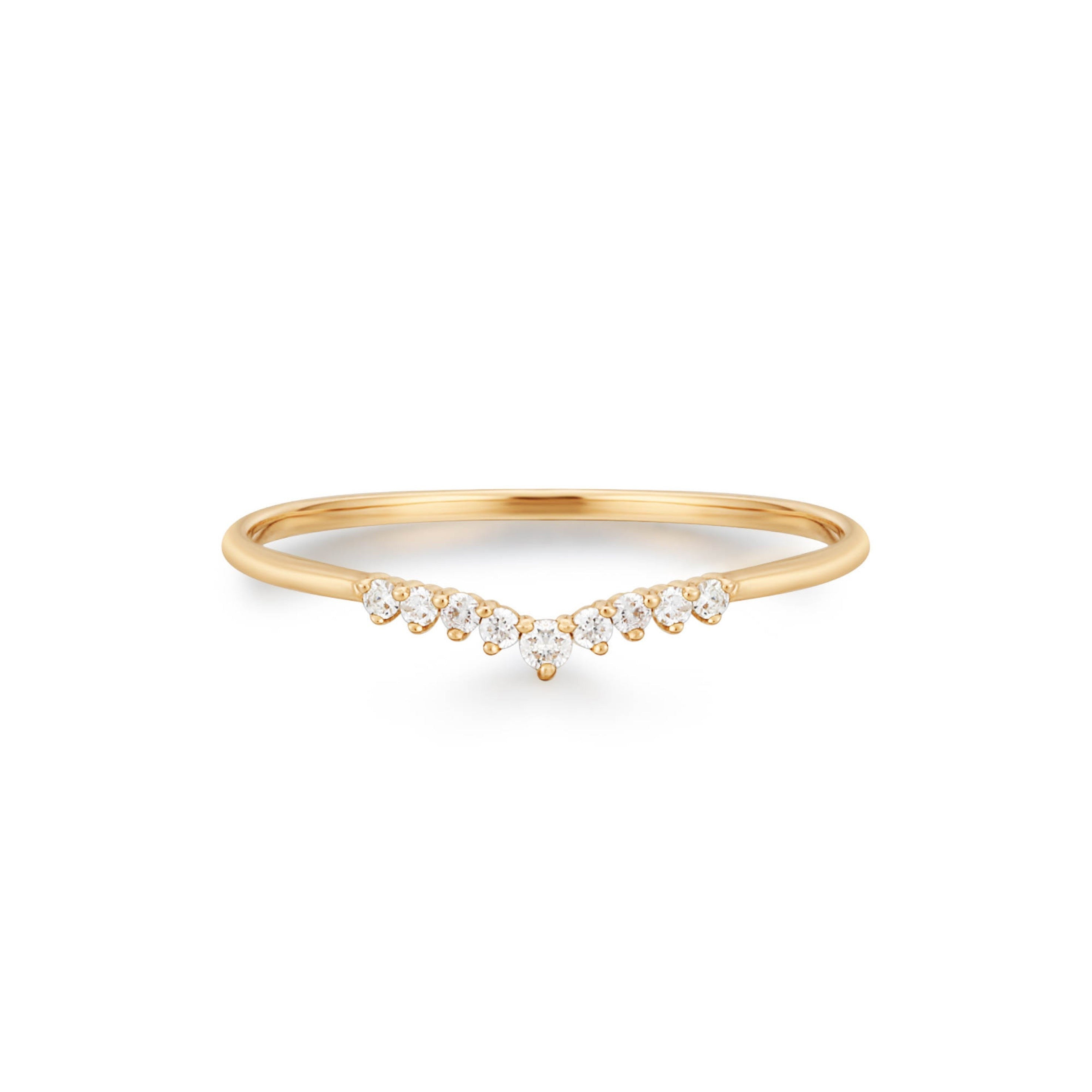 Mila Diamond Stack Ring