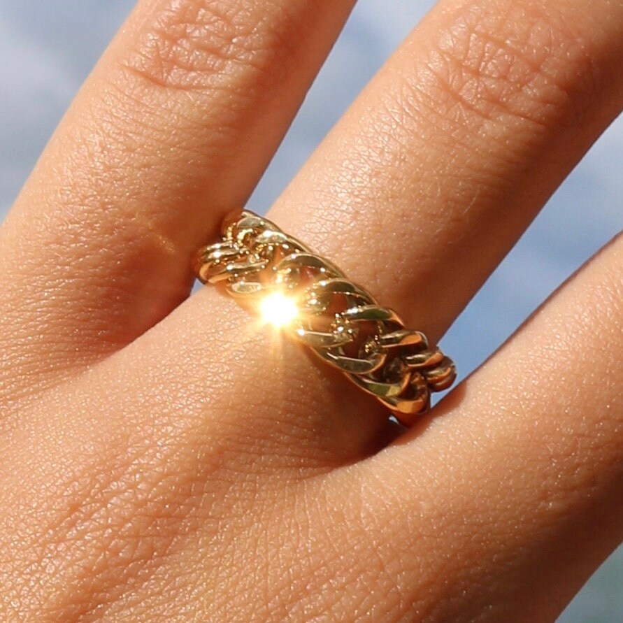 Braided Gold Ring - Shilo Ring
