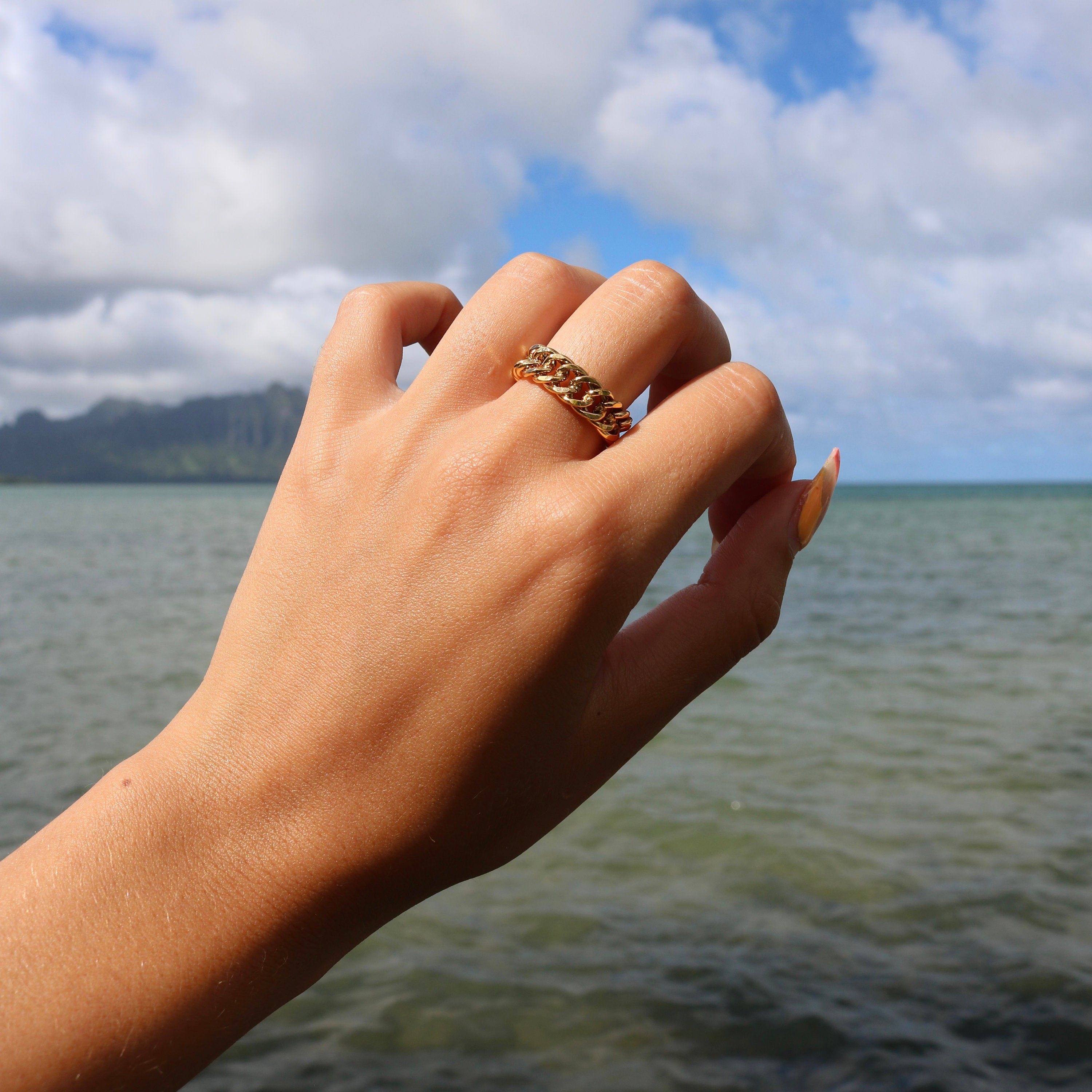 Braided Gold Ring - Shilo Ring