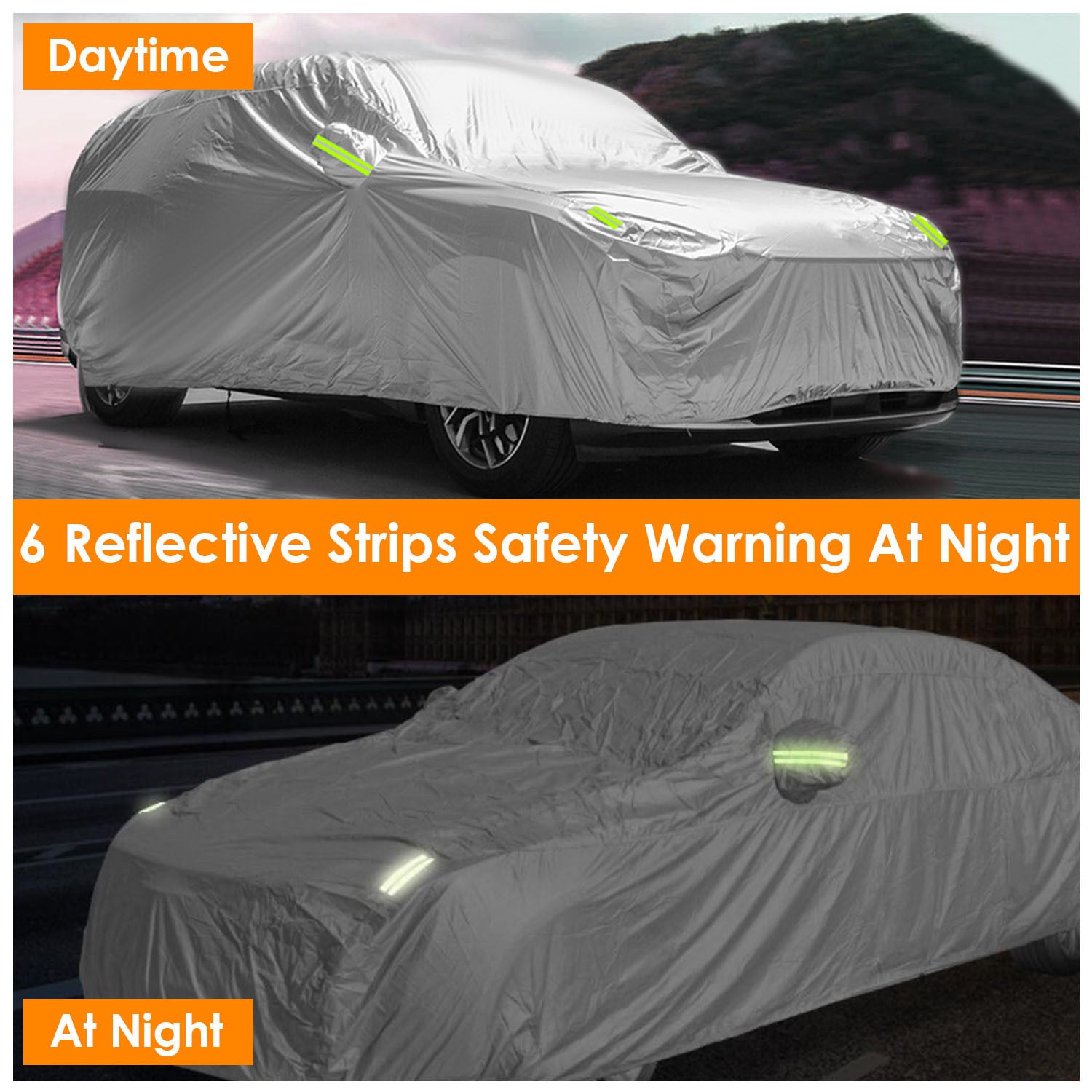 Full Coverage Car Cover Waterproof UV Protection Automotive Cover