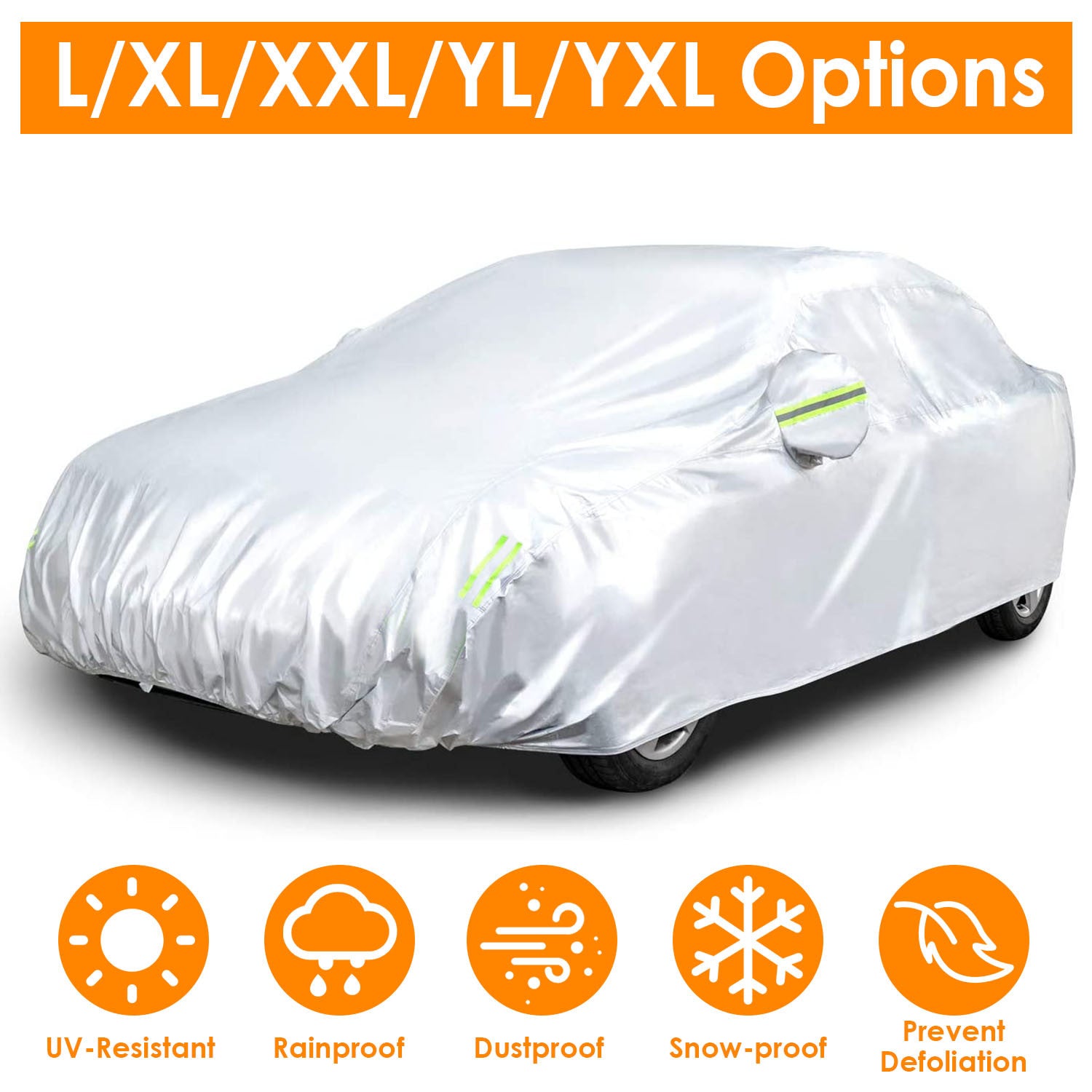 Full Coverage Car Cover Waterproof UV Protection Automotive Cover