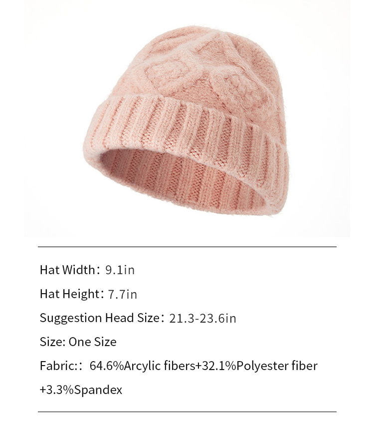 Sizechart of Women's Winter Heated Knit Hat