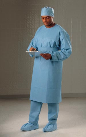 Halyard Controla Cover Gown, Blue, Universal, Note: Can B Used In The PPE Dispensing System, 100/cs