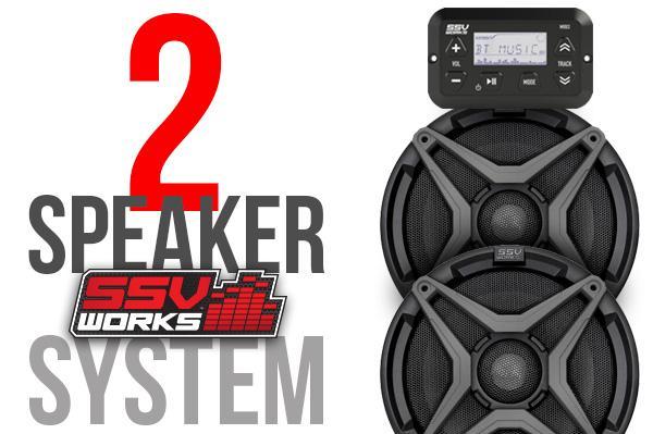  2018-2020 CanAm Maverick Trail and Sport 2-Speaker Audio System 