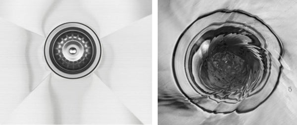 32 inch Handmade undermount kitchen double sink UD3218D 50-50