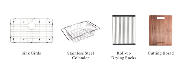 32 inch Handmade undermount kitchen double sink UD3218D 50-50