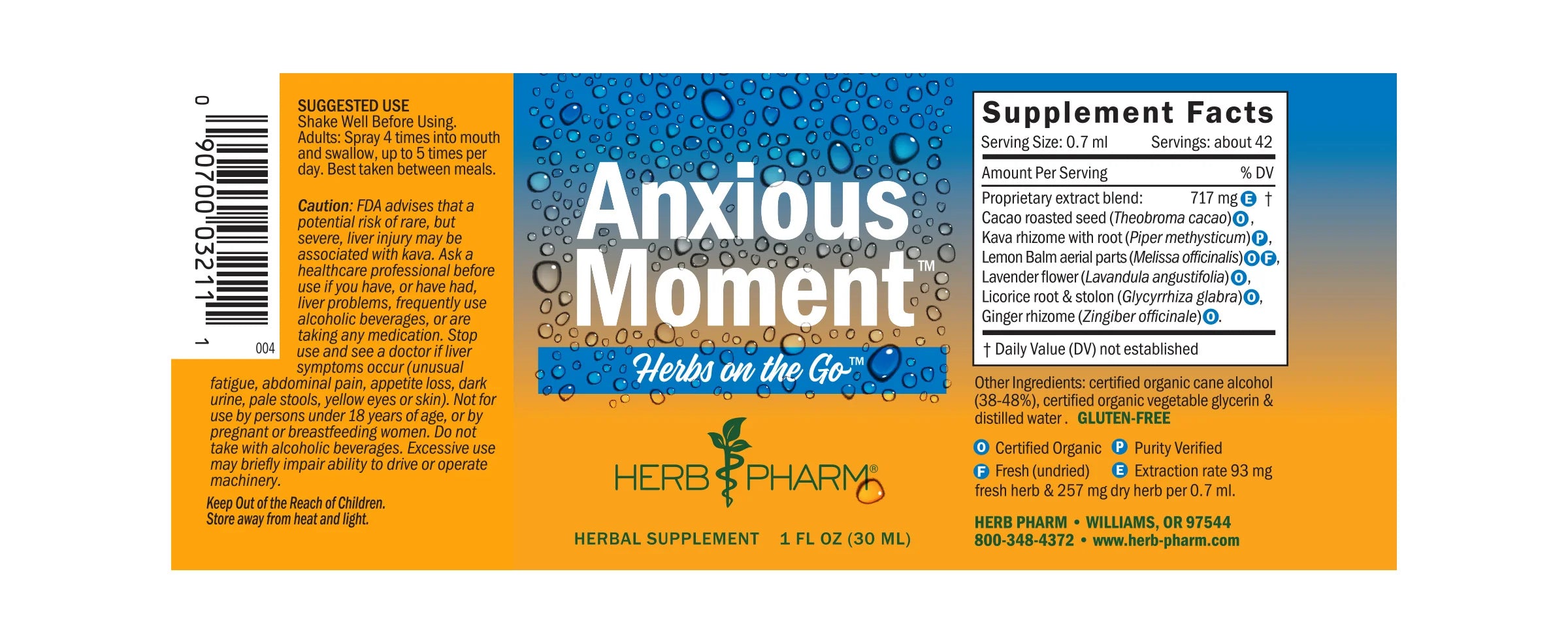 Herbs on the Go: Anxious Moment?