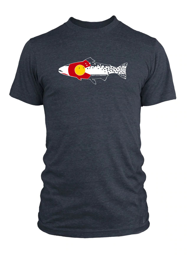 Rep Your Water Colorado Cutthroat Tee - Fly Fishing