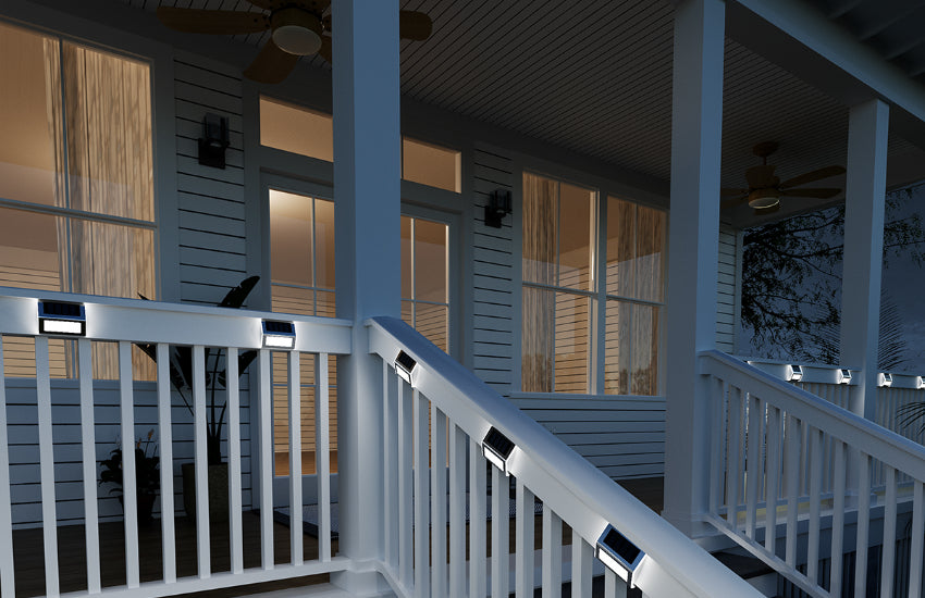 Gigalumi front porch lights