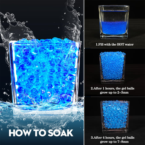 soak water beads