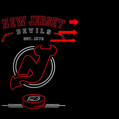 Custom New Jersey Devils Est. 1972 custom sign pro led sign