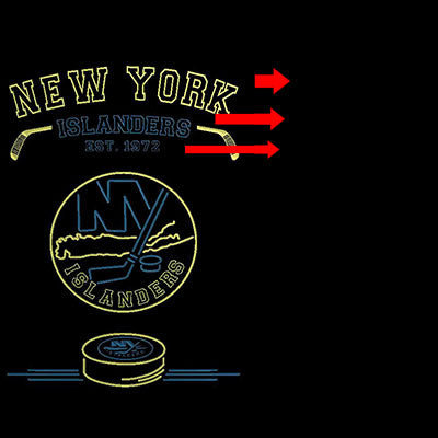 Custom New York Islanders Est. 1972 custom sign pro led sign