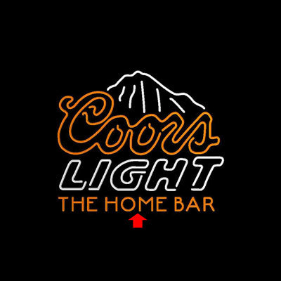 New Coors Light Mountain Neon Light Sign Lamp Beer Gift Bar Artwork 17x14