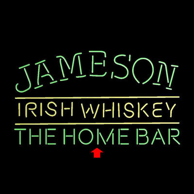 Jameson Irish Whiskey Custom Personalized custom sign pro led sign