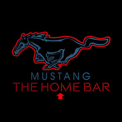 Mustang Ford Horse Car Bar Custom Personalized custom sign pro led sign
