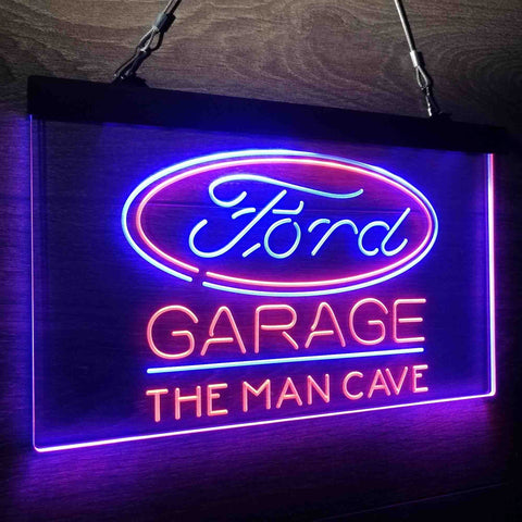 ford garage personalised led sign