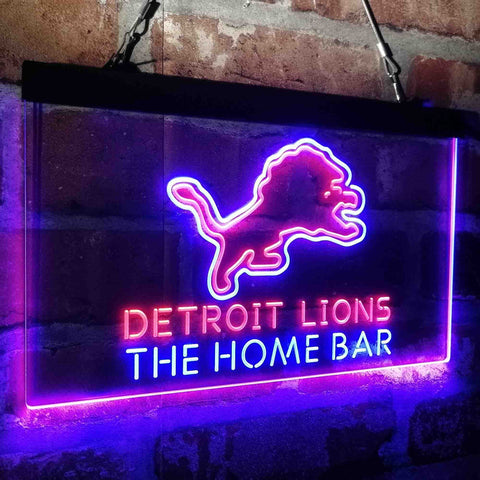 Detroits Lion Football Bar Custom Personalized custom sign-pro led sign