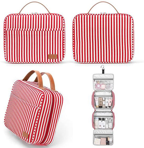 Waterproof Fashionable Striped Toiletry Bag