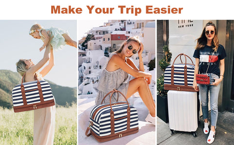 Make Your Trip Easier with Bosidu Travel Duffel Bag