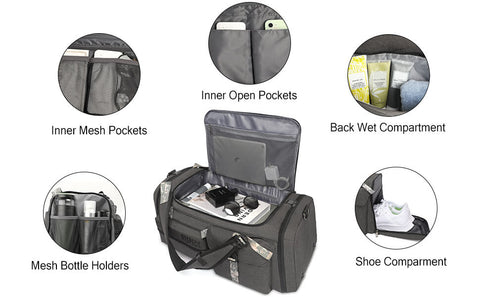 include much pocket in bosidu sports bag