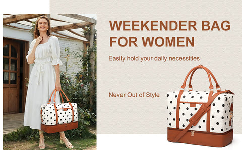 Black Dot Weekend Bag