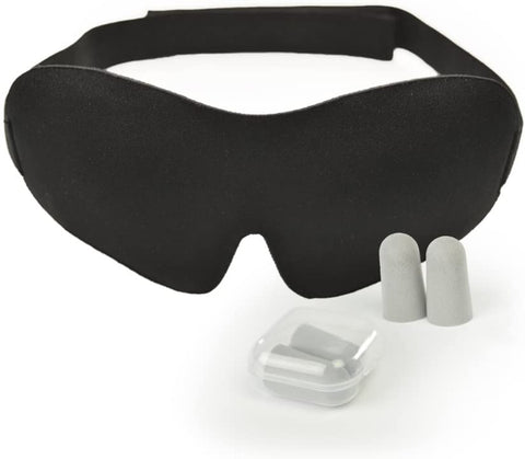 Sleeping mask and earplugs
