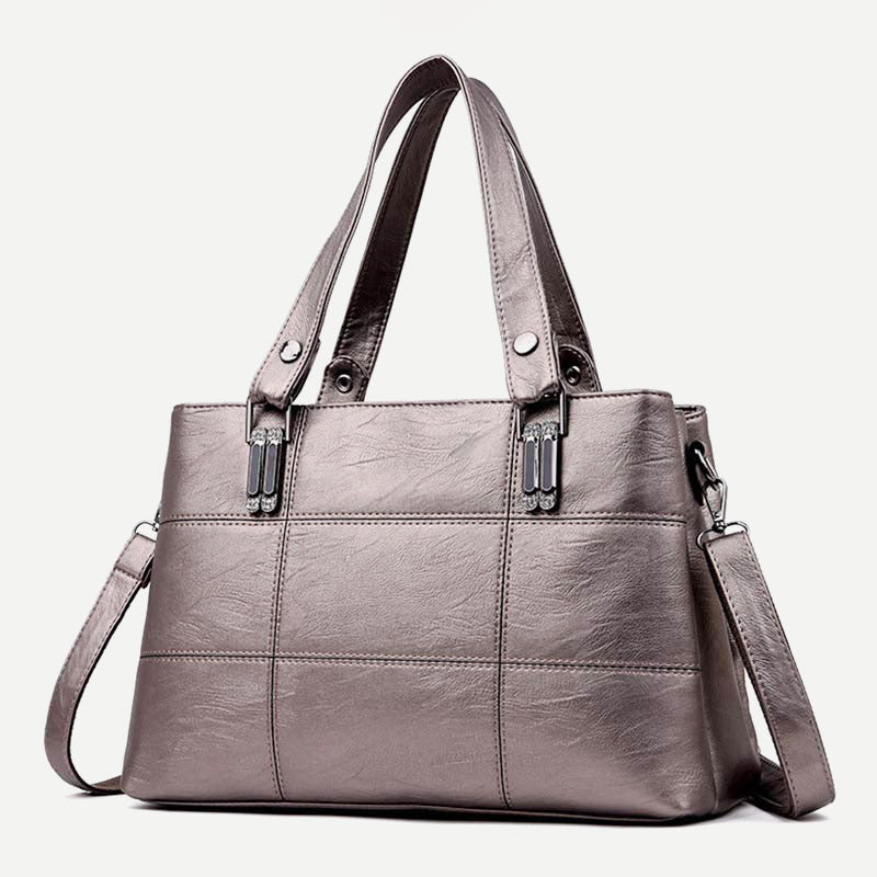 Shoulder Tote Bag with Zipper