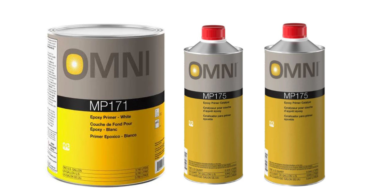 Epoxy Primer & Primer Catalyst Kit, 1gl MP171 (Epoxy Primer-White), 2qt MP175 (Epoxy Primer Catalyst)
