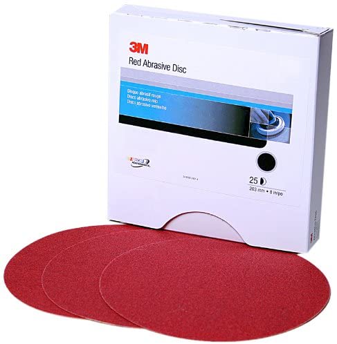 3M 01117 316U Series Red Abrasive Disc, 6